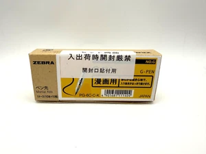 Zebra Manga Nib G Pen n.G 100 PG-6C-C-K pennini cromati 10 penne x 10 scatole - Foto 1 di 6