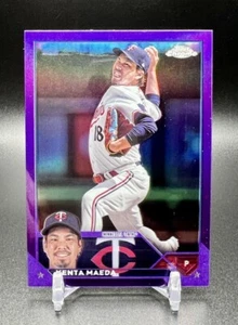 2023 Topps Chrome Update KENTA MAEDA Purple Refractor /250 Twins #USC142 - Picture 1 of 3