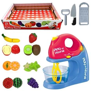 Küchenmixer & Obst-Gemüse Schneiden Spielset Interaktiv Kochen Lichter - Bild 1 von 6
