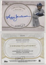 2018 Topps Definitive Collection Legendary /15 Reggie Jackson #DCLA-RJ Auto HOF