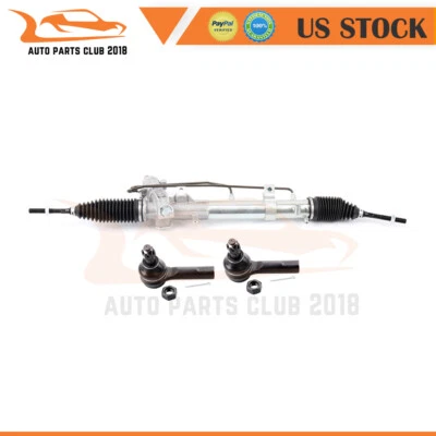 Steering Rack And Pinion & 2 Outer Tie Rod Fit For 1996-2004 Nissan Pathfinder - Image 1 of 4