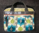 Fossil Key-Per Floral Coated Canvas Laptop Travel Bag