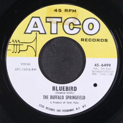 BUFFALO SPRINGFIELD: bluebird / mr. soul ATCO 7" Single 45 RPM - Image 1 of 2