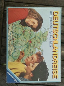 RAVENSBURGER - DEUTSCHLANDREISE - VIERSEITIGER GROSSSPIELPLAN -  - Bild 1 von 7