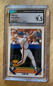1993 Topps All-Star Rookie Jeff Kent #703, CGC Graded: Mint + 9.5 - Picture 1 of 2