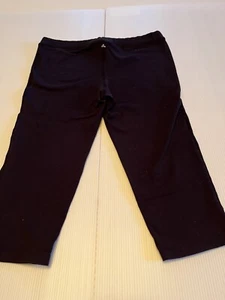 Prana NERO CAPRI LEGGINGS PANTALONI YOGA TAGLIA MEDIA misure in foto - Foto 1 di 8