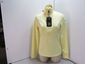 Goldbergh Womens Serena Ski Pully Stretch Jersey Jacket Size M Pastel Yellow