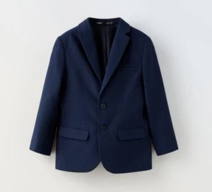 ZARA TEXTURED SUIT JACKET - size 7 - Picture 1 of 6