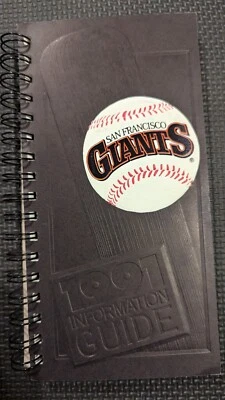 1991 San Francisco GIANTS Will Clark Media Guide VINTAGE COLLECTOR RARE - Image 1 of 4
