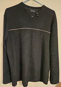 Used Axcess Men's Large Black Sweater Nice Condition From Smoke & Pet-Free Home - Picture 1 of 2