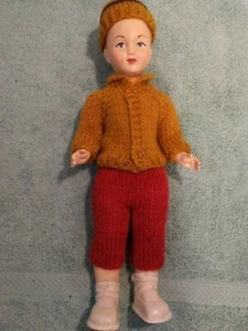 Vintage 12" All Bisque Boy or Girl by Eleanor Holland - Picture 1 of 5