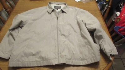 Abrigo de Primavera Croft And Barrow Para Hombre Cremallera Completa Talla XXl Foto 1 de 4