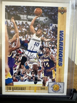 Tarjeta Tim Hardaway 1991-92 Upper Deck #243 patio - autografiada firmada a mano Foto 1 de 3