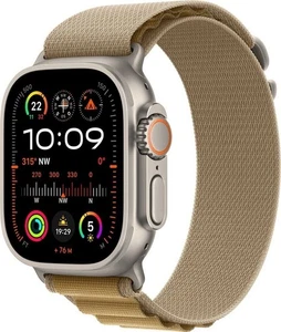Apple Watch Ultra 2 (2024) Titan Natur - Alpine Loop Mandel M - Neu / OVP - Bild 1 von 3