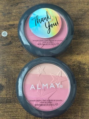 ALMAY SMART SHADE POWDER BLUSH 10 PINK ROSE SEALED .24 OZ EACH - 2 Pack - Image 1 of 3
