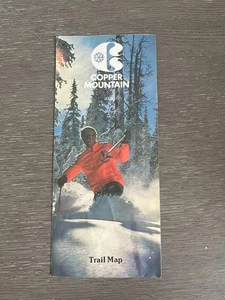 Vintage 1970s Copper Mountain Colorado Ski Resort Brochure Trail Map - Picture 1 of 5