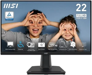 MSI - PRO MP225V - 22-inch, 1920 x 1080 (FHD) Computer Monitor - Black - Picture 1 of 2