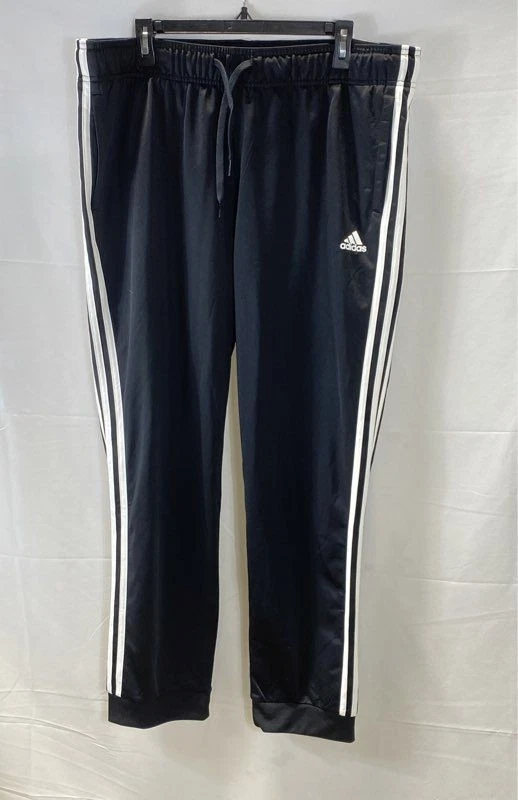 Adidas NWT Black Essentials 3-Stripes Tricot Track Pants Women's 2XL H48447 - Image 1 of 4