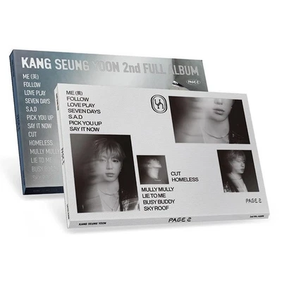 WINNER KANG SEUNG YOON [PAGE 2] 2nd Full Album CD+Foto Buch+5 Karte+etc+GIFT - Bild 1 von 4