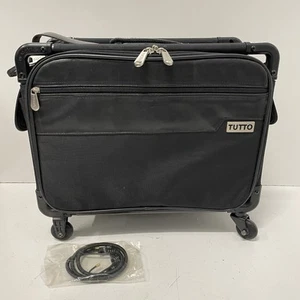 Bolso Rodillo Plegable TUTTO Oficina Sobre Ruedas Negro Tamaño Regular *Sin Asa - Imagen 1 de 8