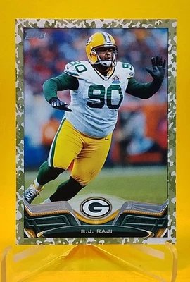 2013 Topps B.J. Raji #218 CAMO /399 Packers - Image 1 of 2