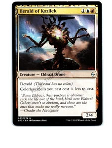 Herald of Kozilek #205 Multi-Color Uncommon Battle for Zendikar MTG NP NM/NM+ - Picture 1 of 2