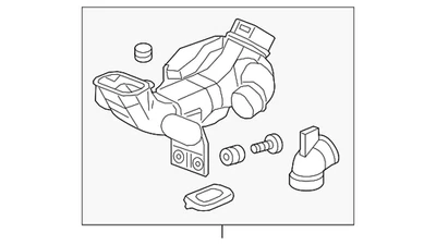 Honda CR-V 2012-2014 genuino - Conjunto de tubo B aire en 17253-R5A-A00 Foto 1 de 3