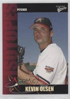 2003 MultiAd Sports Albuquerque Isotopes Kevin Olsen #18 - Image 1 of 2