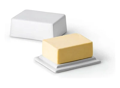 Continenta | Butterdose Keramik weiß für 250 Gramm - Bild 1 von 4