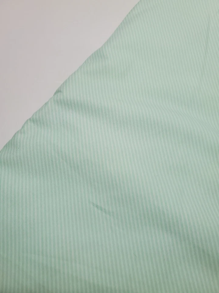 Bonnie & Camille Fabric Basics Moda Aqua Mint Stripe Sew Quilt Cotton ONE YARD - Image 1 of 1