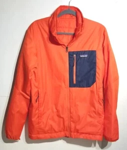 Giubbotto imbottito trapuntato medio uomo Patagonia reversibile arancione e blu navy - Foto 1 di 20