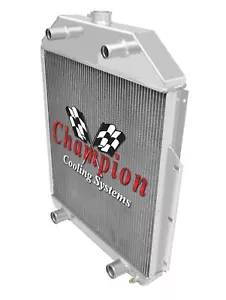 1948 49 50 51 52 Ford Pickup F1 3 Row Radiator CA - Foto 1 di 12