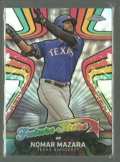  2017 Topps Chrome Future Stars #FS8 Nomar Mazara (ref 67223) - Image 1 of 1