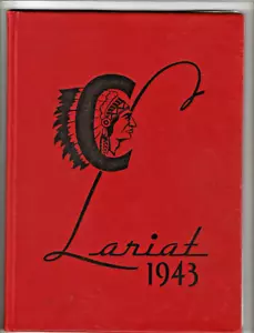 Anuario de escuela secundaria Cheyenne 1943, The Lariat, Cheyenne, Wyoming - Imagen 1 de 4