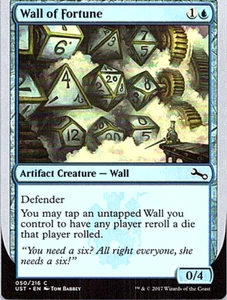 Wall Of Fortune Charger Magic The Gathering Unstable Card Near Mint X4 - Picture 1 of 1