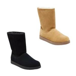 Soph Lammfell-Stil Damenstiefel ─ Universalgewinde Größe 6, 7, 11 ─ neu ohne Etikett - Bild 1 von 9