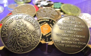 Coin Chip Messing NA Pocket Token Recovery Narcotics Anonymous - Bild 1 von 24