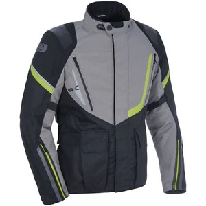 Oxford Montreal 4.0 Dry2Dry Mens Motorcycle Jacket Black Grey Fluro L - Picture 1 of 2