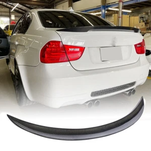 Real Carbon Rear Trunk Spoiler For BMW 3 Series E90 325I 328I 330I M3 2005-2012 - Picture 1 of 12