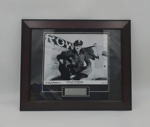 P-51 Mustang Old Crow USAF WW2 Foto signiert Bud Anderson Metal Skin COA #146 - Bild 1 von 14
