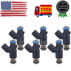 Set of 6 Fuel Injectors 12592648 For 2006-2010 Chevrolet Impala 3.5L, 3.9L V6 US - Picture 1 of 11