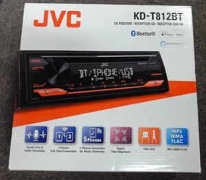 JVC Car CD USB Bluetooth MP3 iPhone Android Car Van Stereo KD-T812BT - Picture 1 of 6
