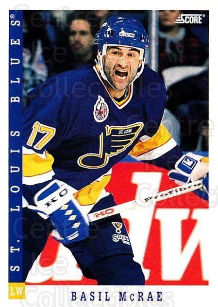 1993-94 Score Canadian #436 Basil McRae - Image 1 of 1