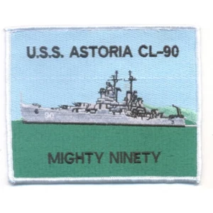 USS Astoria CL-90 Light Cruiser Ship Patch - Bild 1 von 6