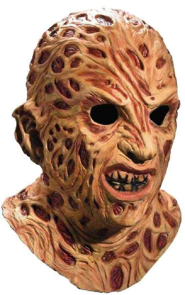 Freddy Krueger Mask Nightmare Elm Street Halloween DLX Adult Costume Accessory - Image 1 of 1