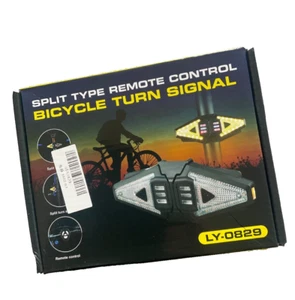 Split Typ Fernbedienung Fahrrad Blinker Wasserdicht USB - Bild 1 von 4