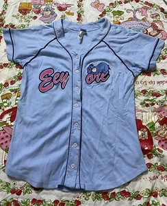 juniors ladies disney’s winnie the pooh eeyore baseball shirt. Size small - Picture 1 of 19