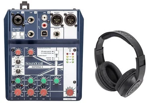 Soundcraft Notepad-5 Channel Live Sound Recording Podcast Mixer w/USB+Headphones - Picture 1 of 11