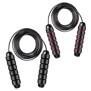 2 Pack Workout Jumping RopeAdjustable Skipping RopeWeighted Jump Rope for Men... - Picture 1 of 7