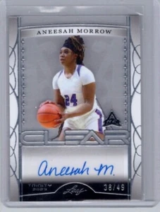 2022-23 Leaf Tinity - Aneesah Morrow Clear Auto #CA-AM3 /49 - Picture 1 of 2